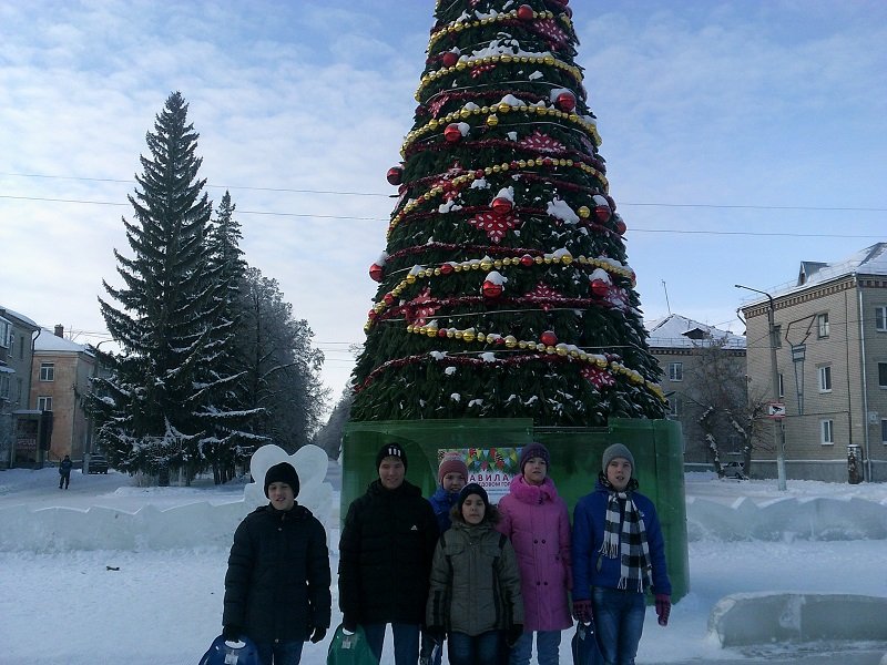 Посещение ледового городка в пос.ГРЭС 16.01.2019 года